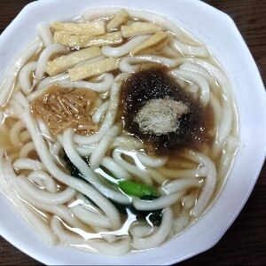 味付き揚げうどん